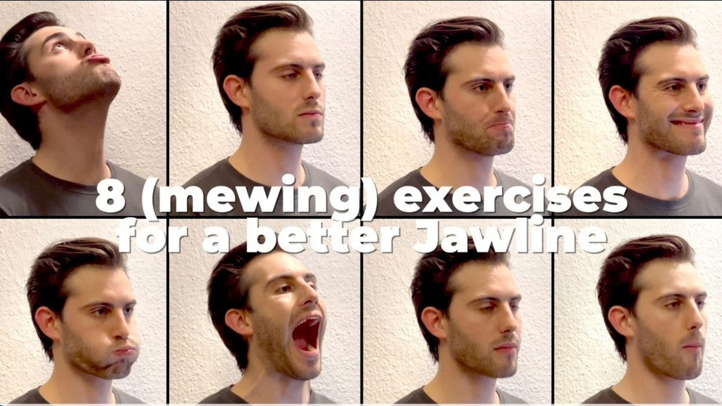The best exercises for a chiseled jawline #jawline #exercise #looksmax, jawline exercise