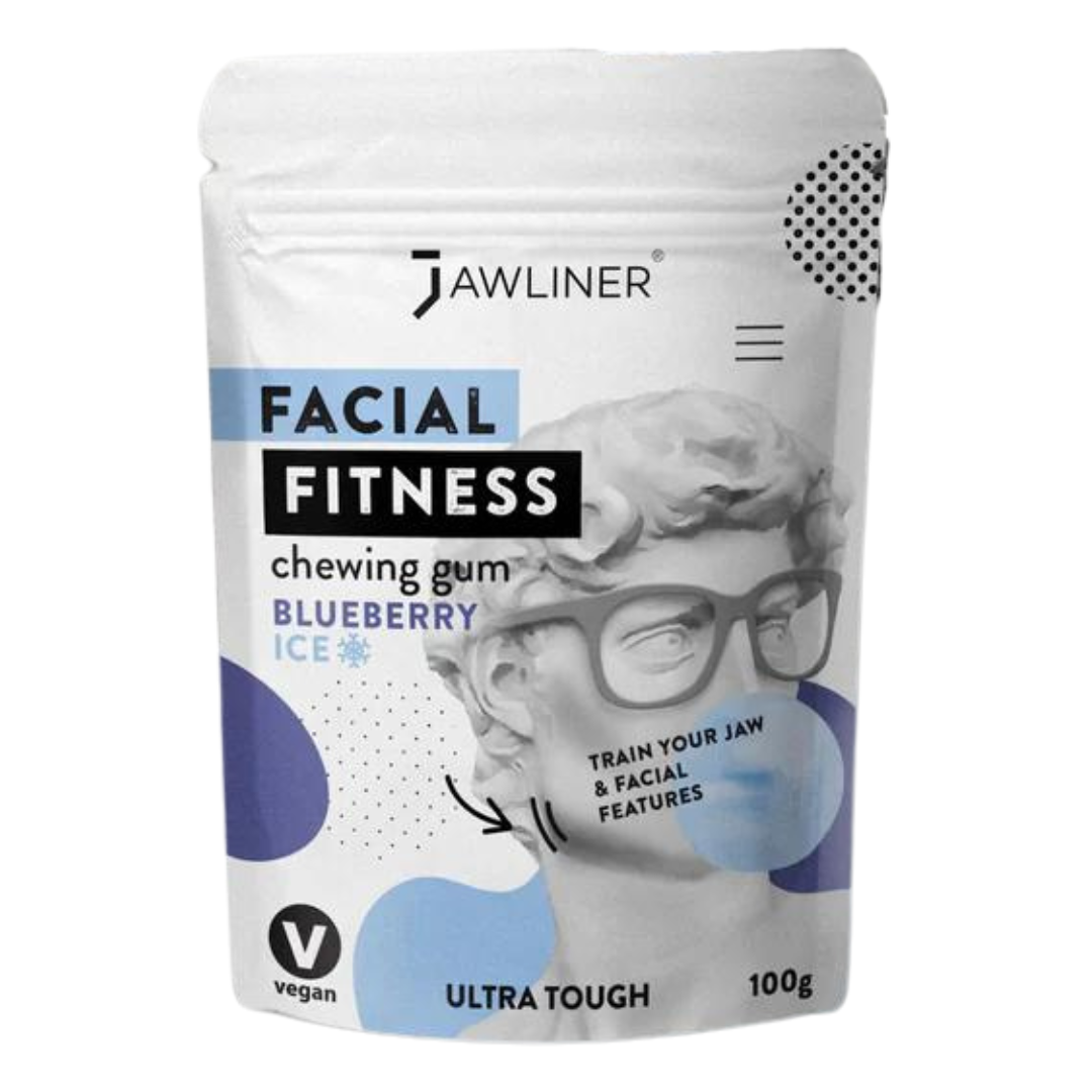 JAWLINER Chicle fitness (Paquete de 6 meses) Ejercitador/Entrenador facial  de mandíbula y jawline para hacer ejercicios Mewing - chicle sin azúcar :  : Alimentación y bebidas