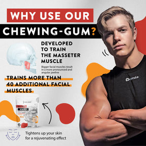 JAWLINER® Fitness Chewing Gum Cinnamon Honey