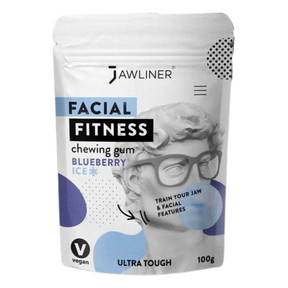 BACK IN STOCK! JAWLINER® Facial Fitness Chewing Gum | Blueberry Ice