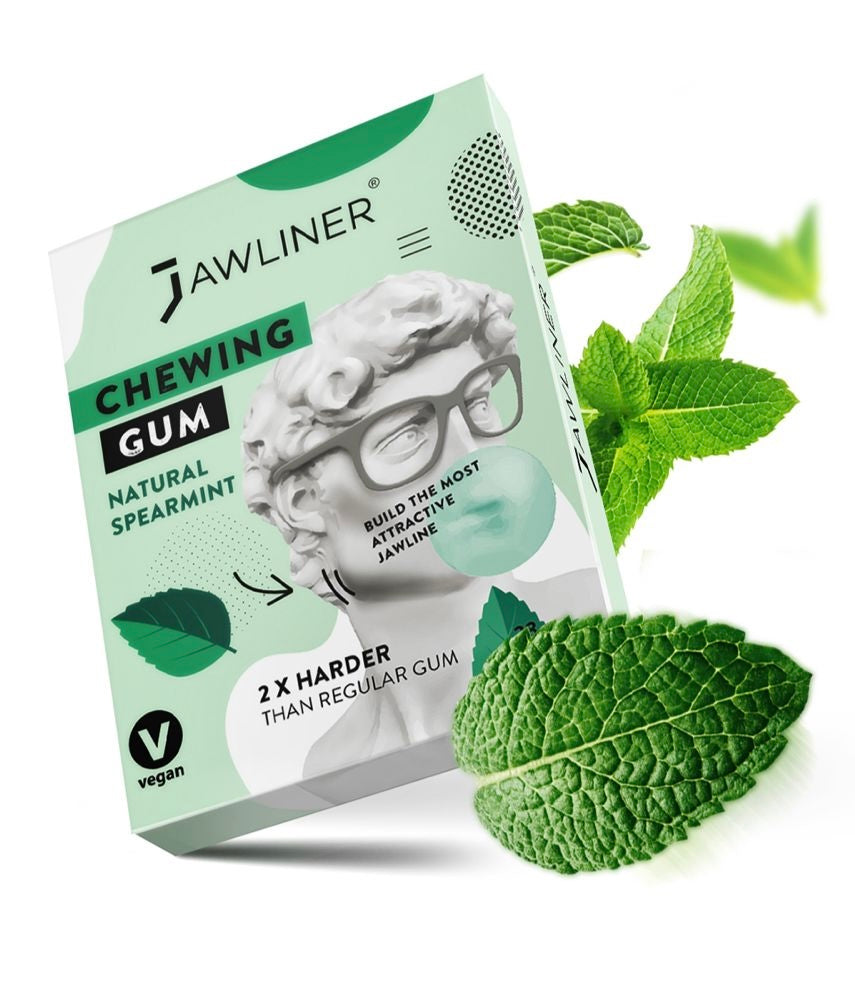 JAWLINER® Chewing Gum | Spearmint | Medium Hard