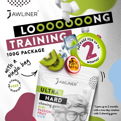 JAWLINER® Facial Fitness Chewing Gum | Kiwi Passion Fruit